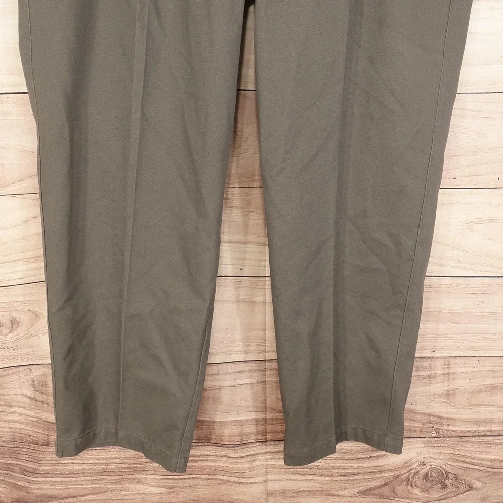 Oak Hill Chino Pants Mens 44x30 Big & Tall Relaxed Fit Pleated